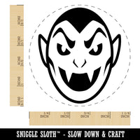 Spooky Vampire Head Halloween Rubber Stamp for Stamping Crafting Planners