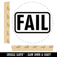 Test Result Fail Rubber Stamp for Stamping Crafting Planners