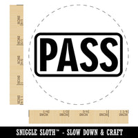 Test Result Pass Rubber Stamp for Stamping Crafting Planners