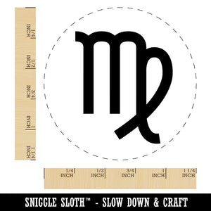 Virgo Horoscope Astrological Zodiac Sign Rubber Stamp for Stamping Crafting Planners