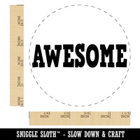 Awesome Fun Text Teacher Rubber Stamp for Stamping Crafting Planners