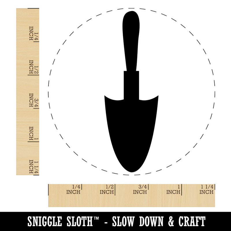Garden Trowel Shovel Solid Rubber Stamp for Stamping Crafting Planners