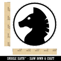 Chess Piece Black Knight Rubber Stamp for Stamping Crafting Planners