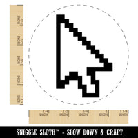 Digital Mouse Arrow Pointer Icon Rubber Stamp for Stamping Crafting Planners