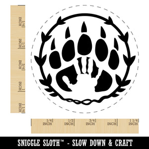 Druid Bear Claw Hand Print Rubber Stamp for Stamping Crafting Planners
