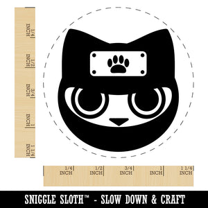 Ninja Cat Shinobi Neko Rubber Stamp for Stamping Crafting Planners