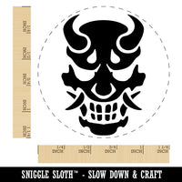 Oni Japanese Demon Mask Rubber Stamp for Stamping Crafting Planners
