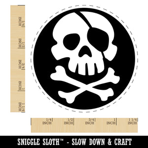 Pirate Skull and Crossbones Jolly Roger Rubber Stamp for Stamping Crafting Planners