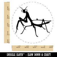 Praying Mantis Insect Rubber Stamp for Stamping Crafting Planners