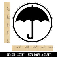 Umbrella Keep Dry Icon Rubber Stamp for Stamping Crafting Planners