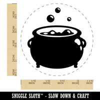 Witch's Bubbling Cauldron Pot Halloween Rubber Stamp for Stamping Crafting Planners