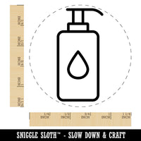 Hand Sanitizer Bottle Symbol Rubber Stamp for Stamping Crafting Planners