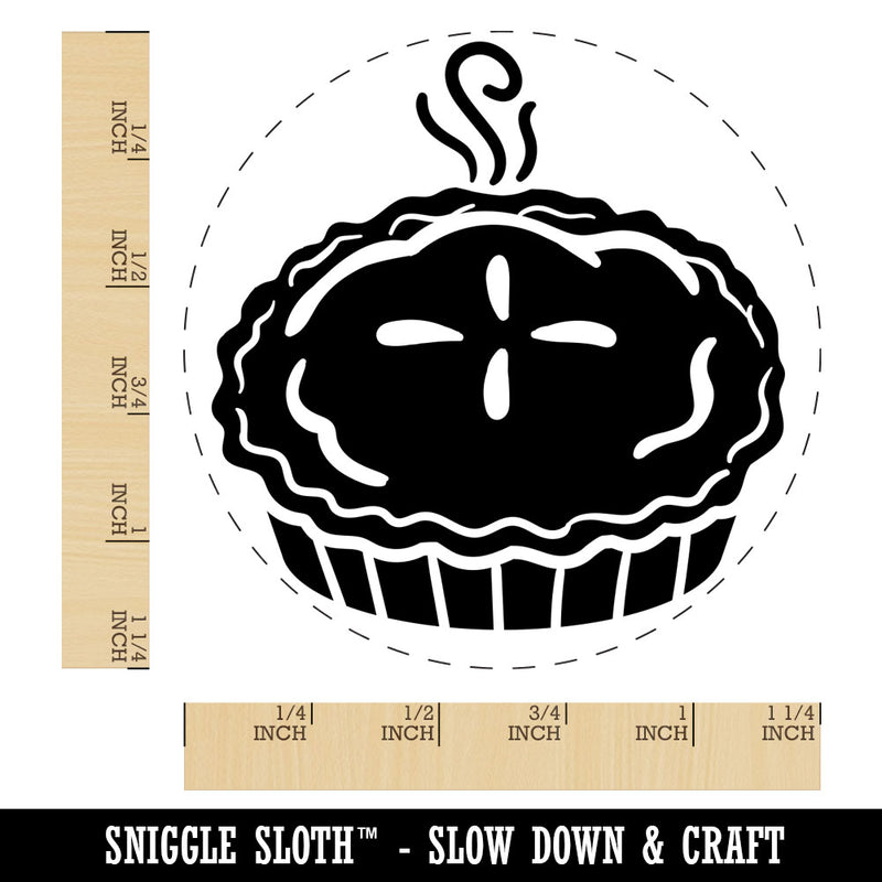 Freshly Made Apple Pie Fall Rubber Stamp for Stamping Crafting Planners