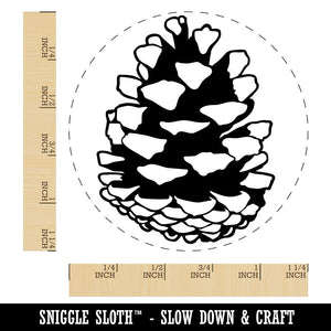 Realistic Pinecone Pine Cone Rubber Stamp for Stamping Crafting Planners