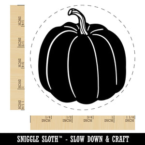 Realistic Pumpkin Fall Thanksgiving Halloween Rubber Stamp for Stamping Crafting Planners