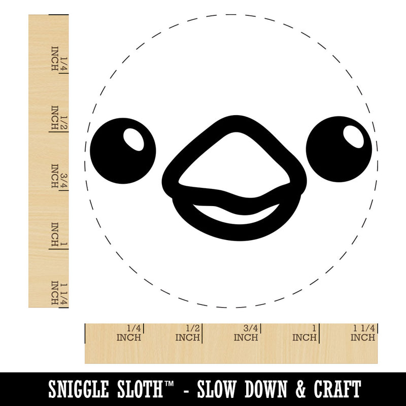 Cute Bird Face Rubber Stamp for Stamping Crafting Planners