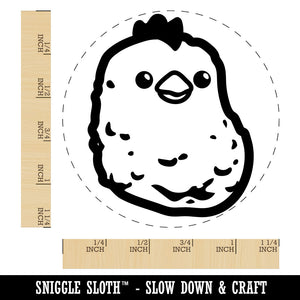 Cute Chicken Nugget Rubber Stamp for Stamping Crafting Planners