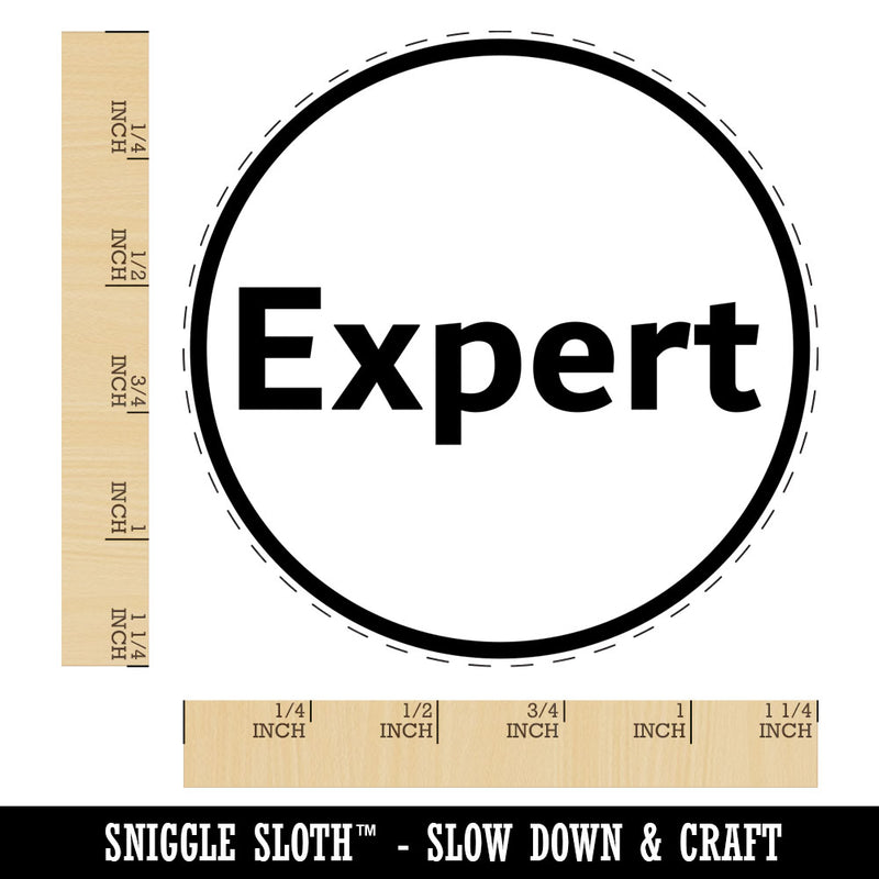 Expert Difficulty Rubber Stamp for Stamping Crafting Planners