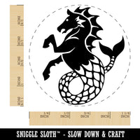 Hippocampus Mythological Sea Horse Rubber Stamp for Stamping Crafting Planners