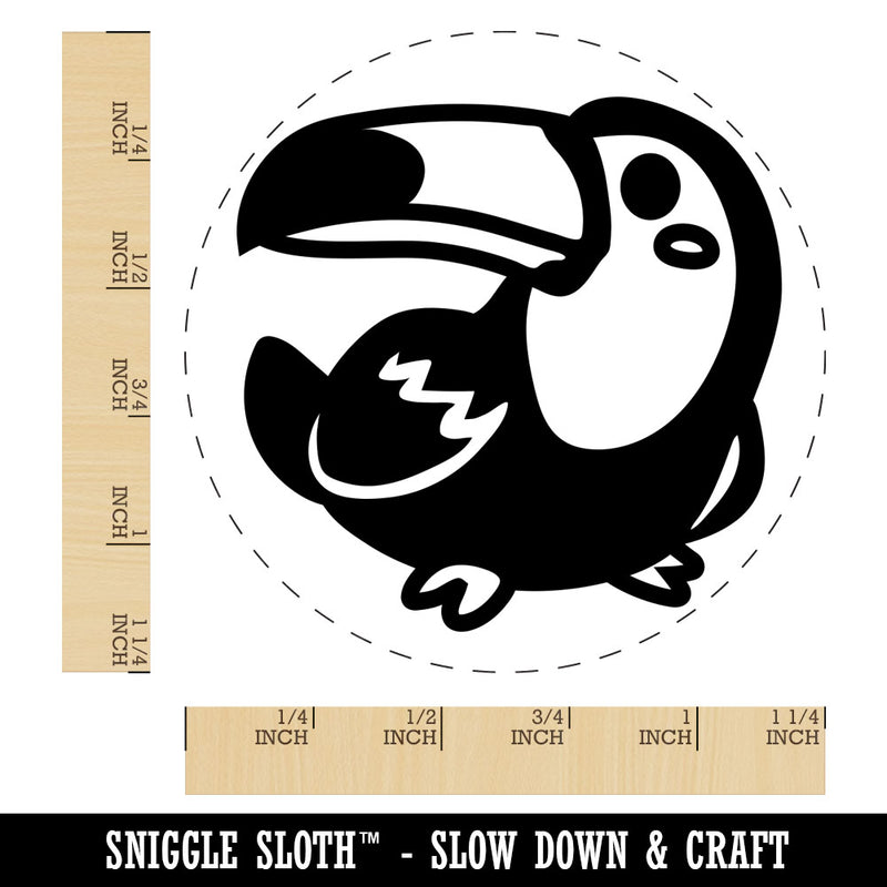 Kawaii Cute Toco Toucan Bird Rubber Stamp for Stamping Crafting Planners