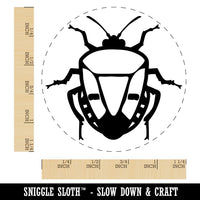 Man Faced Stink Bug Insect Rubber Stamp for Stamping Crafting Planners