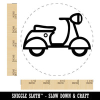 Moped Scooter Motor Vehicle Rubber Stamp for Stamping Crafting Planners