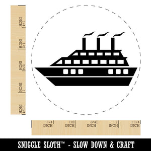 Vacation Cruise Ship Boat Rubber Stamp for Stamping Crafting Planners