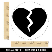 Broken Heart Love Rubber Stamp for Stamping Crafting Planners