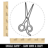 Hair Cutting Scissors Rubber Stamp for Stamping Crafting Planners