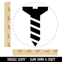 Flat Head Screw Rubber Stamp for Stamping Crafting Planners