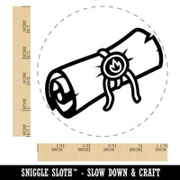 Sealed Magic Spell Scroll Rubber Stamp for Stamping Crafting Planners