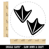 Duck Tracks Footprints Rubber Stamp for Stamping Crafting Planners