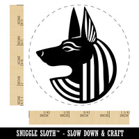 Anubis Head Egyptian God of Death Rubber Stamp for Stamping Crafting Planners