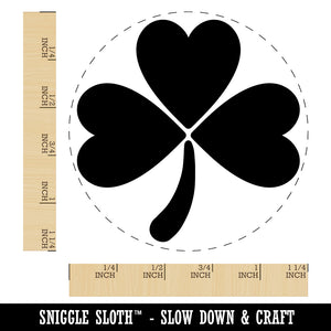 Three Leaf Clover Shamrock Rubber Stamp for Stamping Crafting Planners