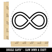 Infinity Symbol Outline Rubber Stamp for Stamping Crafting Planners