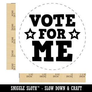 Vote For Me Voting Patriotic Funny Rubber Stamp for Stamping Crafting Planners