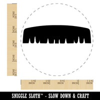 Painter's Brush Mustache Moustache Silhouette Rubber Stamp for Stamping Crafting Planners