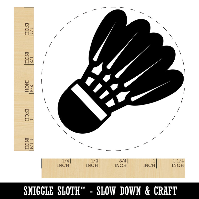 Badminton Shuttlecock Birdy Rubber Stamp for Stamping Crafting Planners