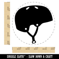 Skateboarding Sports Helmet Rubber Stamp for Stamping Crafting Planners