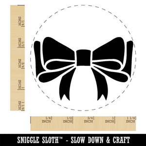 Cute Hair Bow Tie Rubber Stamp for Stamping Crafting Planners