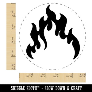 Fire Flame Burning Rubber Stamp for Stamping Crafting Planners