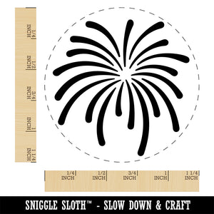 Firework Fourth of July Rubber Stamp for Stamping Crafting Planners