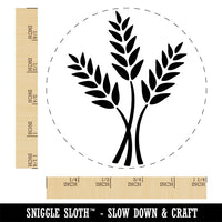 Wheat Stems Bread Baking Rubber Stamp for Stamping Crafting Planners