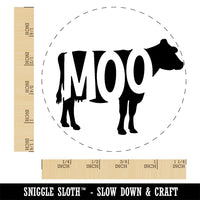 Cow Moo Farm Animal Rubber Stamp for Stamping Crafting Planners