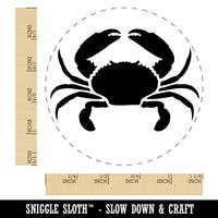 Crab Beach Ocean Rubber Stamp for Stamping Crafting Planners