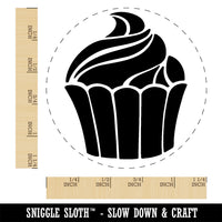 Yummy Sweet Cupcake Birthday Anniversary Celebration Rubber Stamp for Stamping Crafting Planners