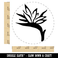 Bird of Paradise Tropical Flower Flora Rubber Stamp for Stamping Crafting Planners