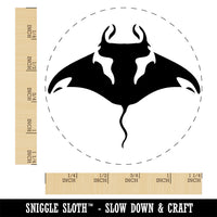 Manta Ray Devilfish Sea Ocean Creature Rubber Stamp for Stamping Crafting Planners