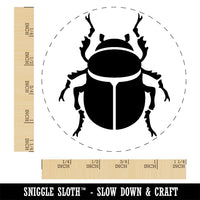 Scarab Beetle Insect Bug Rubber Stamp for Stamping Crafting Planners