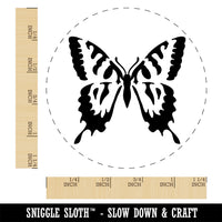 Tiger Swallowtail Butterfly Insect Bug Rubber Stamp for Stamping Crafting Planners